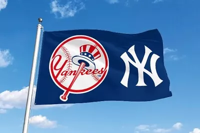 New York Yankees 3'x5' Flag/banner **100% Full Color On Both Sides Of The Flag** • $14.77