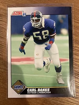 Carl Banks 1991 Score #518 New York Giants FOOTBALL • $0.99