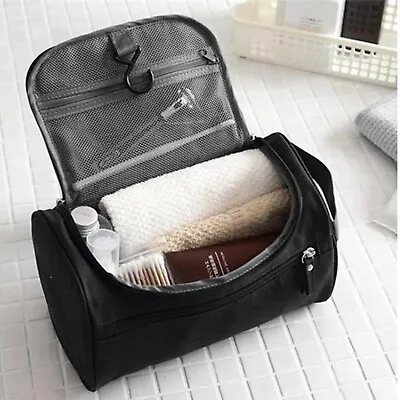 £8.69 • Buy Travel Wash Bag Hanging Mens Toiletry Storage Shaving Cosmetics Adjustable Strap