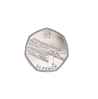 Olympics 2011 - Rowing - 50p Coin - A Very Collectable Fifty Pence Piece! • £3.98