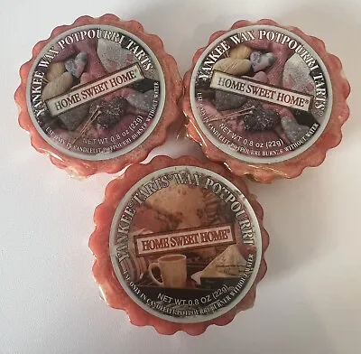 Yankee Candle Wax Potpourri Tarts - Home Sweet Home - Lot Of 3 Wax Tarts - NEW! • £12.23