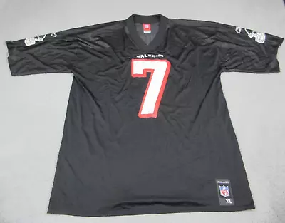 VINTAGE Michael Vick Atlanta Falcons Jersey Mens Extra Large Black NFL Football • $68.85