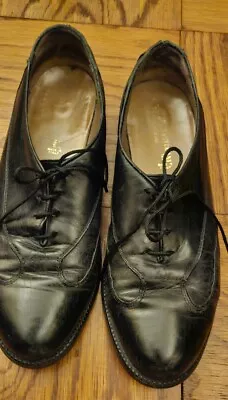 Robero Martegani Designer  ITALY Men Leather Oxford Dress Shoe Black  43  US 9M • $22