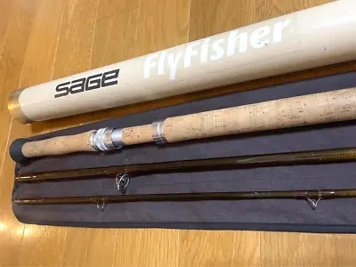 SAGE 10140-3 14’0” #10 Weight Fly Fishing Rod 3 Piece Cork Handle W/Case • $399