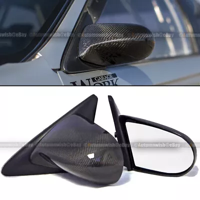 For 90-93 Integra 2DR Carbon Fiber Manual Adjustable Spoon Style Side Mirror • $129.99