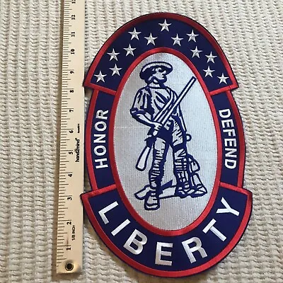 Large Honor Defend Liberty Patriotic USA Patch • $11