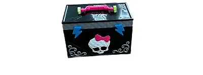 2015 Monster High Black Make-Up Case Chest Storage Box All Carry Stash Case • $20