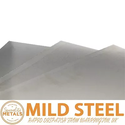 1.2mm Mild Steel Sheet Metal Plate Samples DIY & Car Repair 100 X 100mm X 5 Pack • £9.89