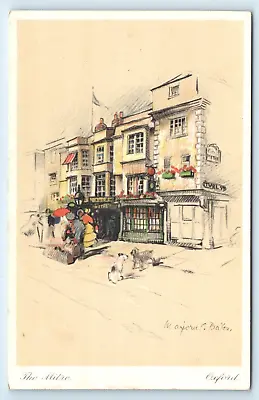 Postcard Marjorie C Bates - The Mitre - Oxford Artist • £2.99