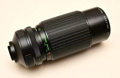 Vintage Makinon MC 80-200mm Macro F/4.5 Pentax PK W/ Fotasy PK-C C-Mount Adapter • $35