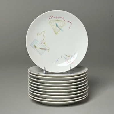 $100 • Buy Eleven (11) Rosenthal Continental Raymond Loewy Bread & Butter Plates, 6 