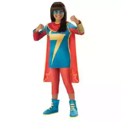 Marvel Kids Girls Ms. Marvel Halloween Costume Size S 4-6 Multicolor 3-4 YO NWT • $24.99