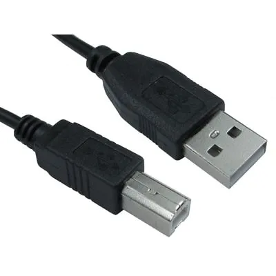 USB Printer Cable Lead For Canon PIXMA MG2550S MG3050 IP2850 MG3650 MG5750 Etc • £2.99