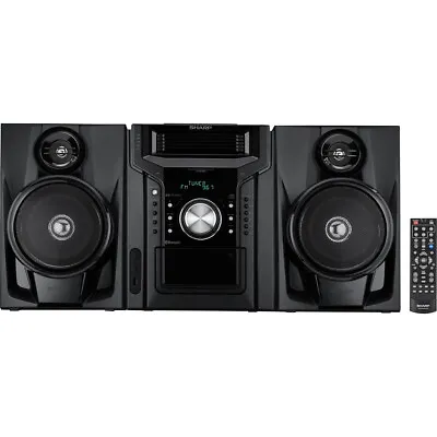 Sharp 5-Disc 240W Bluetooth Mini Shelf Home Stereo System W/ CD Cassette & Radio • $249.90