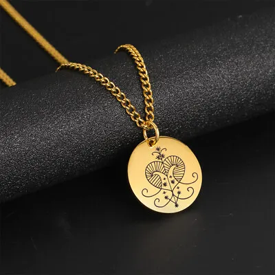 Veve Erzulie Amulet Voodoo Talisman Pendants Necklace Goddess Of Love Necklaces • $6.99