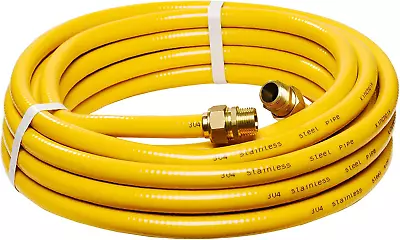 Natural Gas Line Pipe 3/4   37 Ft Flexible Corrugated Tubing Stainless Steel • $76.99