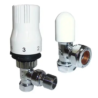 Primaflow 15mm Angled Thermostatic Radiator Valve - Pack Of 48 • £464.82