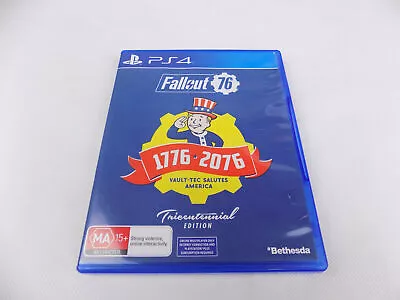 Mint Disc Playstation 4 Ps4 Fallout 76 1776-2076 Tricentennial Edition • $18.90