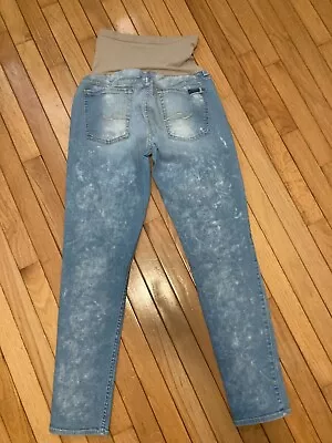 7 For All Mankind Light Wash Maternity Jeans Sz 29 • $9.95