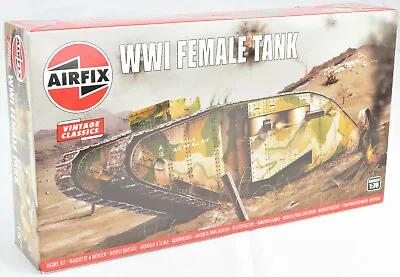 $11.99 • Buy Airfix Vintage Classic WWI Female Tank 1:76 Scale Plastic Model Tank A02337V
