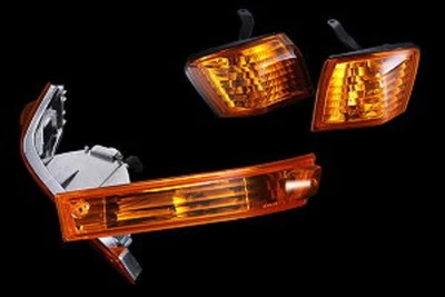 $185.01 • Buy D-MAX Silvia S14 200SX Turn Signal Front Corner Light Set Orange Right Left