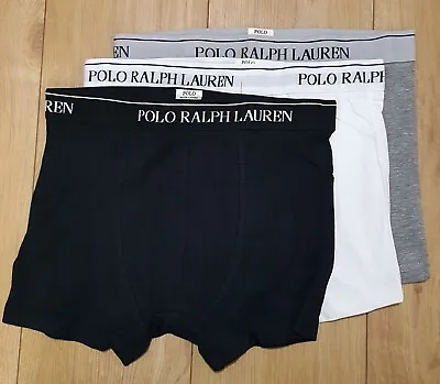 Polo Mens Boxer Short 3 In Pack Bwg SIZE S M L XL • £19.97