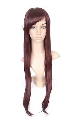 Dark Brown Long Length Anime Cosplay Costume Wig • $8.55