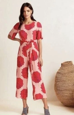 $21 • Buy MISTER ZIMI Nina Jumpsuit In Lotus Print - Size 10