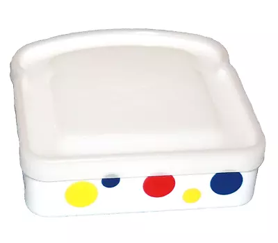 Wonder Bread Sandwich Keeper Lunch Box Plastic Container 2010 • $3.49