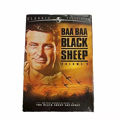 BAA BAA Black Sheep Volume 2 DVD 3 Disc Set- Robert Conrad • $5.99