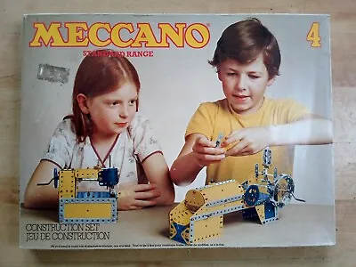 £39.99 • Buy Vintage Meccano - Standard Range. Set 4. 1977, Complete. Original Box & Manuals