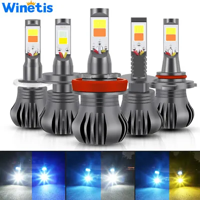 2X Strobe Flash LED Fog Driving Light Bulbs DRL H1 H3 H11 9005 9140 9006 880 881 • $19.82