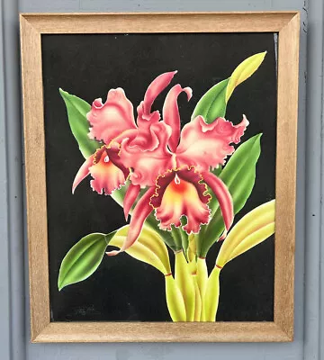 Vintage 50’s Frank Oda Hale Pua Hawaii Flower Painting Signed And Framed 22”x18” • $399.99