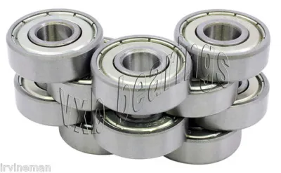 10 Ball Bearing 1/2  X 3/4  X 5/32  Inch 0.500 ID 12.7mm X OD 19.05mm X 3.969mm • $63.24