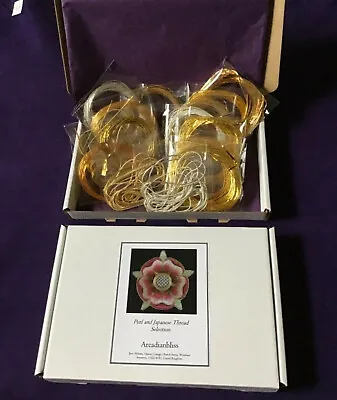 Goldwork Embroidery Purl And Japanese Thread Combination Selection Box • £36.95