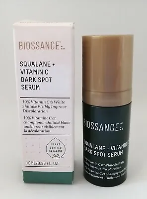 $21.50 • Buy Biossance Squalane + Vitamin C Dark Spot Serum 10ml NEW & BOXED