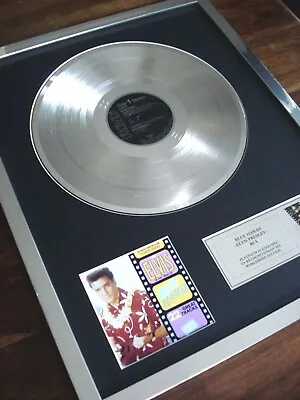 £129.99 • Buy Elvis Presley Blue Hawaii Lp Platinum Plated Disc Record Award Album