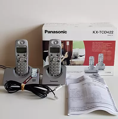 Panasonic KX-TCD422 DECT Phones Digital Cordless Answering System • £19.99