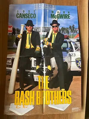 1990s Bash Brothers Poster Mark McGwire Jose Canseco Oakland A's No Rips No Tear • $29.99