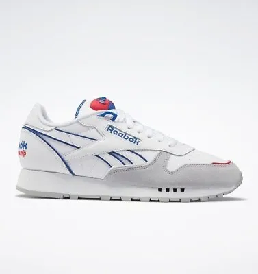 Reebok Classic Leather The Pump White Vector Blue Sneakers Shoes GW4727 • $196.78