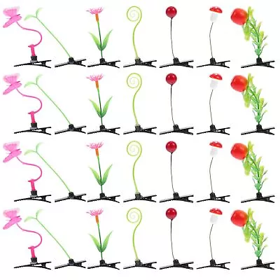 28PCS Bean Sprout Hair Clips Plant Grass Hair Barrette Mixed Style Plant Hair... • $13.08