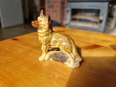 £4.99 • Buy Vintage Wade Whimsies German Shepherd Alsatian Porcelain Dog Figurine