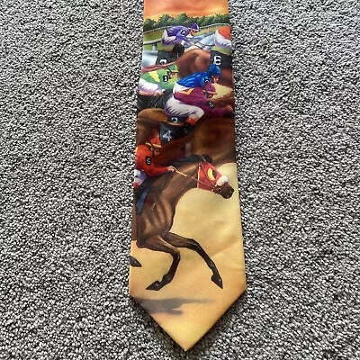 Original Ralph Marlin Race Horses Tie 1996 • £10