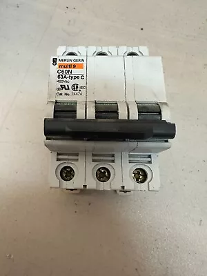 C60N Merlin Gerin 63A 3 Pole Circuit Breaker • $50