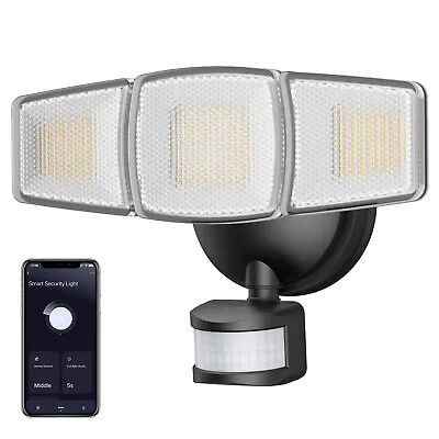 Novostella LED Security Lights Motion Sensor 4000LM Outdoor Flood Light 1/2 Pack • $35.99