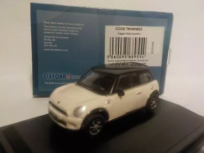 Model Car. BMW Mini - Pepper White Model Car 1/76 SCALE  Gift • £9.65