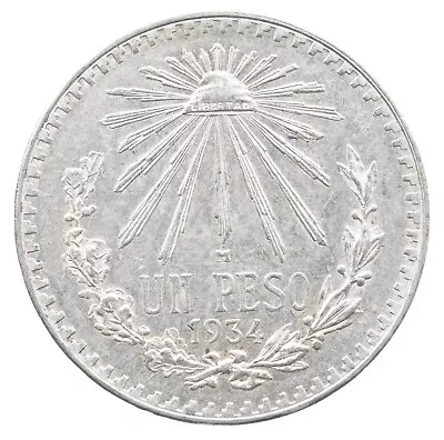 1934 Mexico 1 Peso *145 • $12.50