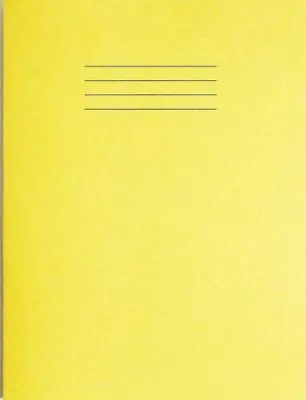 Rhino A5 YELLOW School Exercise Books Lined Notebooks Class Homework (T1) • £2.20