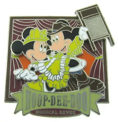 2008 Disney WDW Hoop Dee Doo Musical Revue Mickey & Minnie Mouse Pin Rare • $3.51