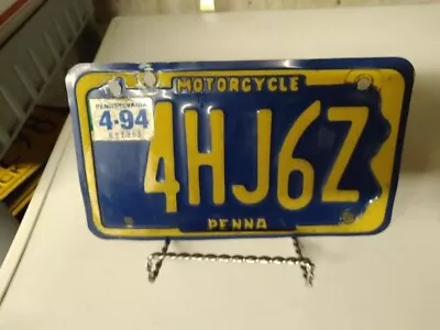 Vintage Motorcycle License Plates PA PENNA • $12.99